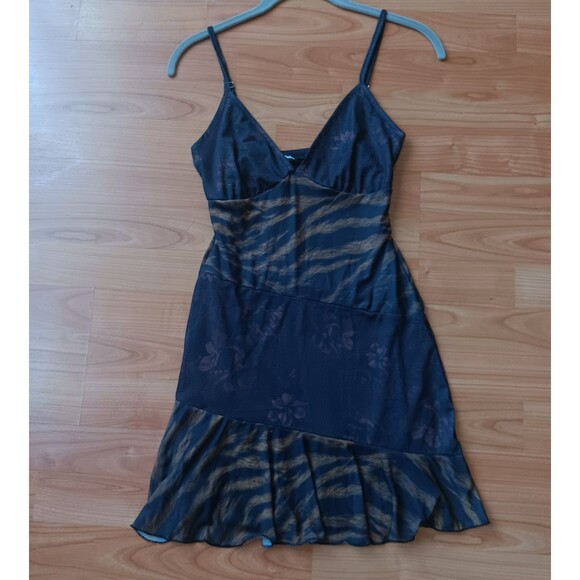 Third charm Dresses & Skirts - Third Charm Fairy Grunge Mesh Mini Babydoll Dress Size‎ XS Going Out Black